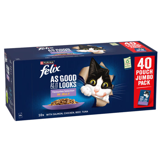 Felix As Good As It Looks Favourites in Jelly 40 x 85 g