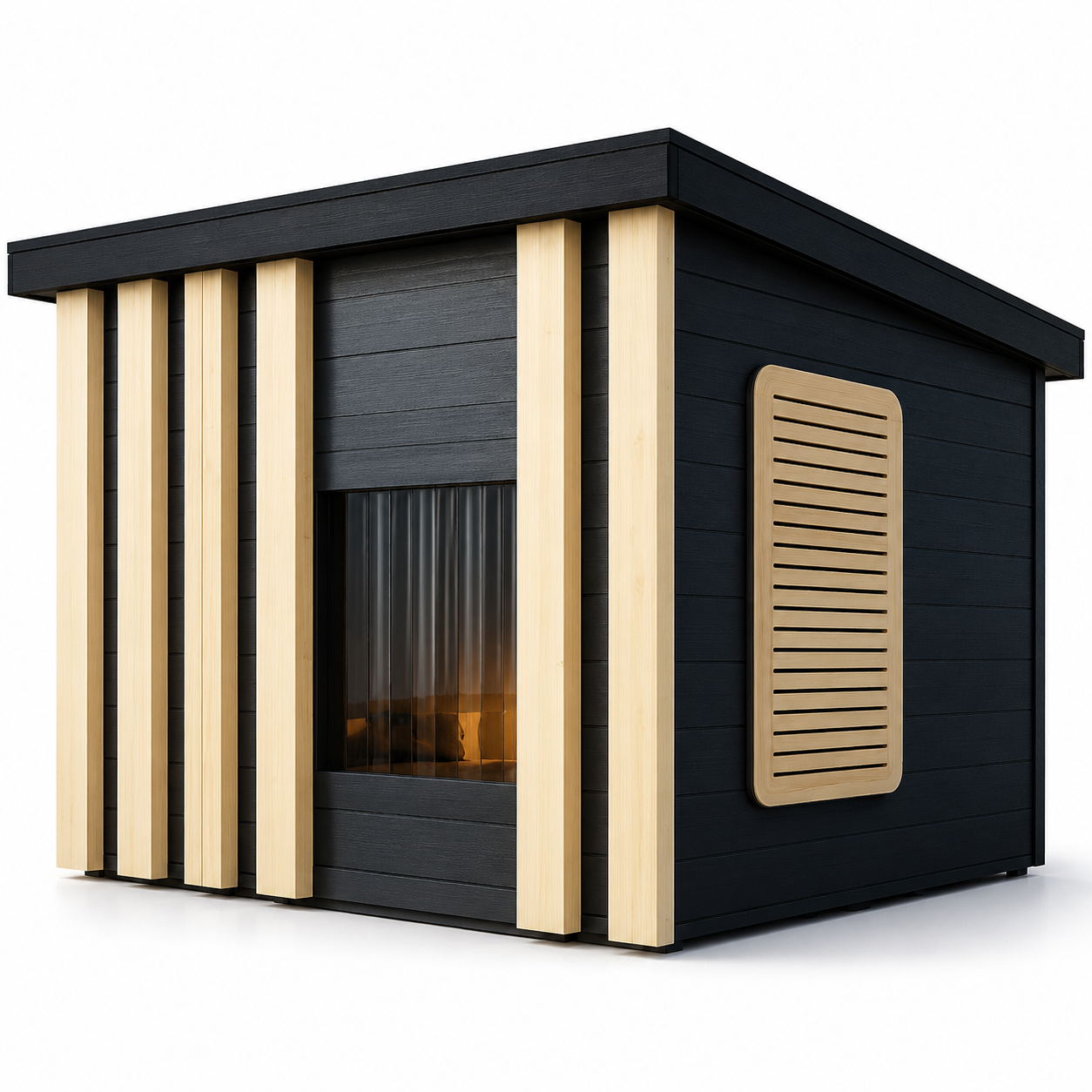 QLS Cat House, 56 Large Cat Cave, Winterproof, Insulated Wood, Hideaway, Safe, Comfortable, XXL