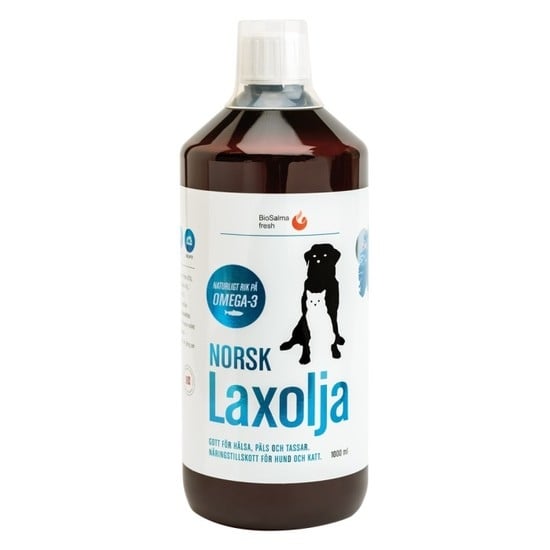 BioSalma Norwegian Salmon Oil for Dogs & Cats 1000ml