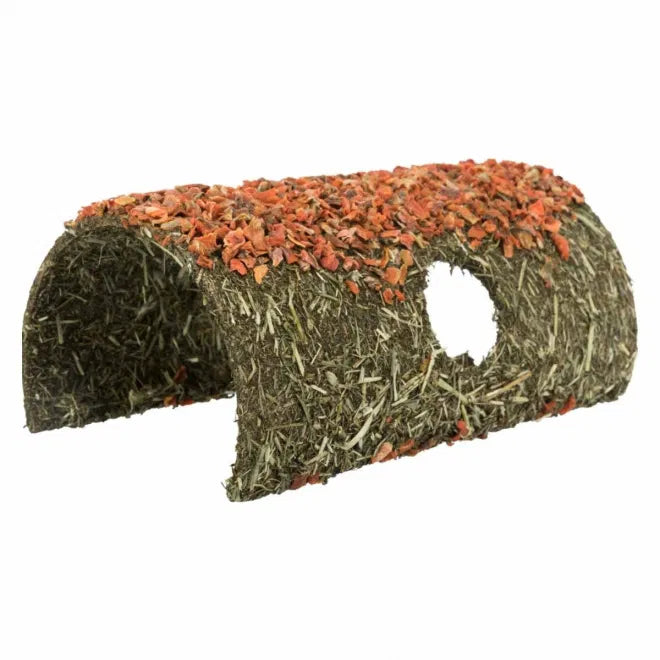 Trixie Wicker Tunnel med Hö & Morot 15x33cm 110g