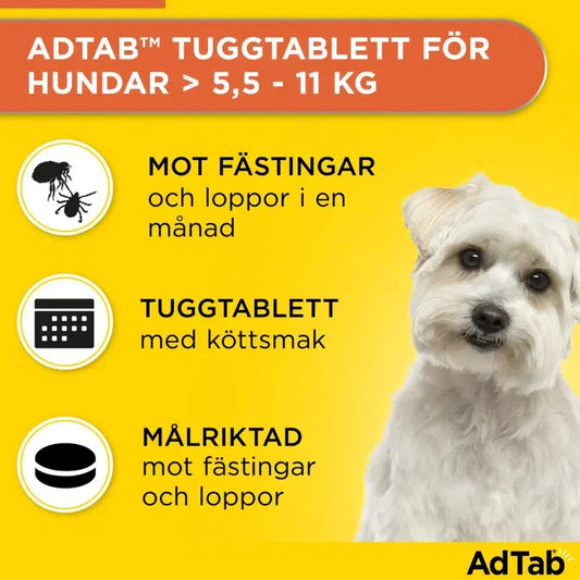 Elanco AdTab For Dogs 5.5-11kg 225mg 3pcs