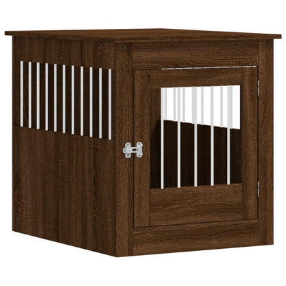 vidaXL Dog crate brown oak 64.5x80x71 engineered wood