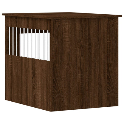 vidaXL Dog crate brown oak 64.5x80x71 engineered wood