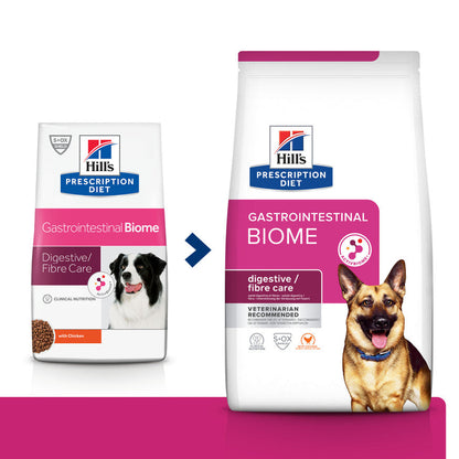 Hill's Prescription Diet Gastrointestinal Biome Canine Dog with Chicken