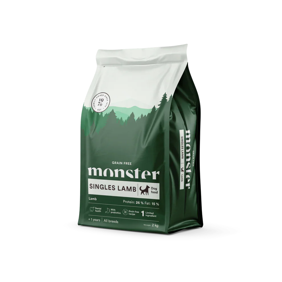 Monster Dog Grain Free Singles Lamb