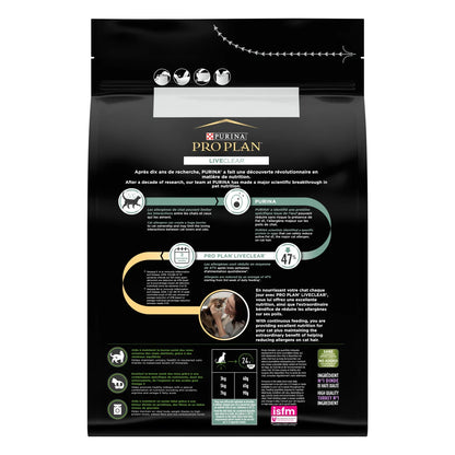 Pro Plan Liveclear Sterilised Adult Turkey Cat Food 1.4kg