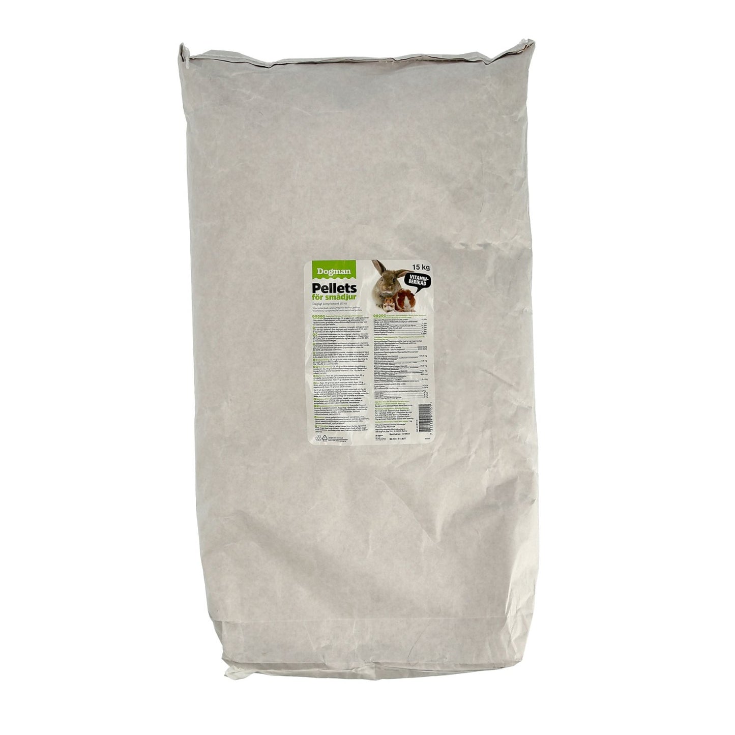 Dogman Vitamin-Enriched Rabbit Pellets 15kg