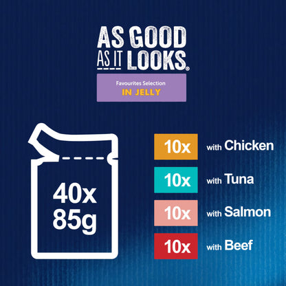 Felix As Good As It Looks Favorites in Jelly 40 x 85 g