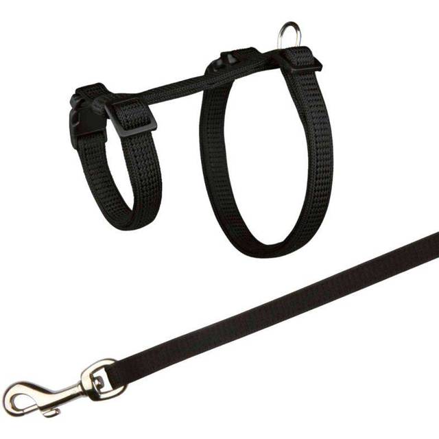 Trixie Rabbit Harness with Line Black
