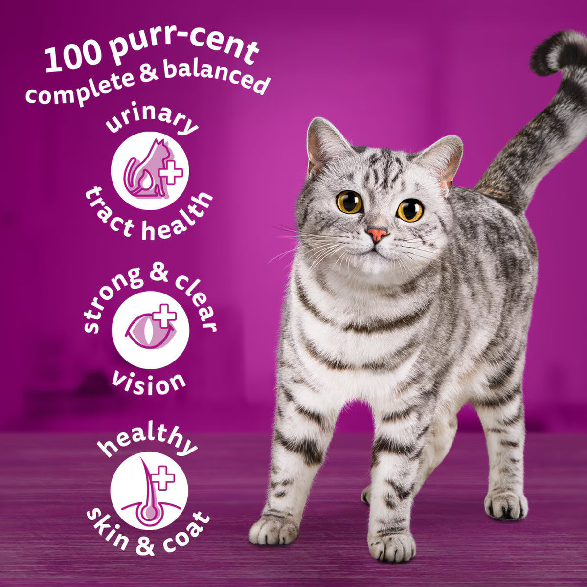 WHISKAS 1+ Adult Cat Dry Food Chicken 1.9 kg