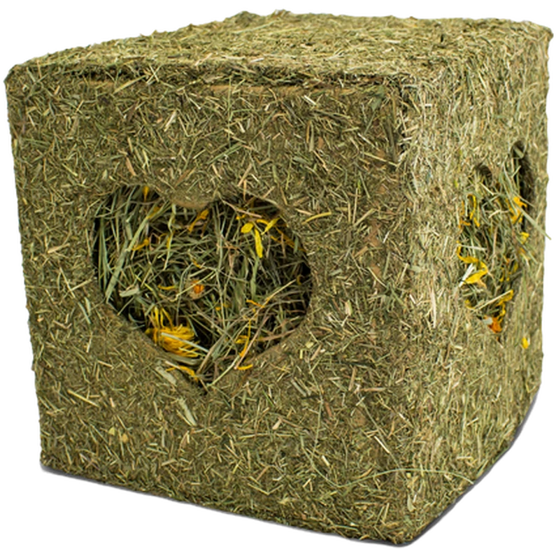 JR Farm Heu-Würfel med Blommor 450g